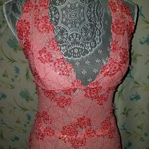 Marciano Sparkle Lace Top🌹